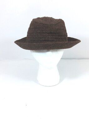 Vintage 100% Virgin Wool Fedora Norm Thompson The Original Irish County Hat